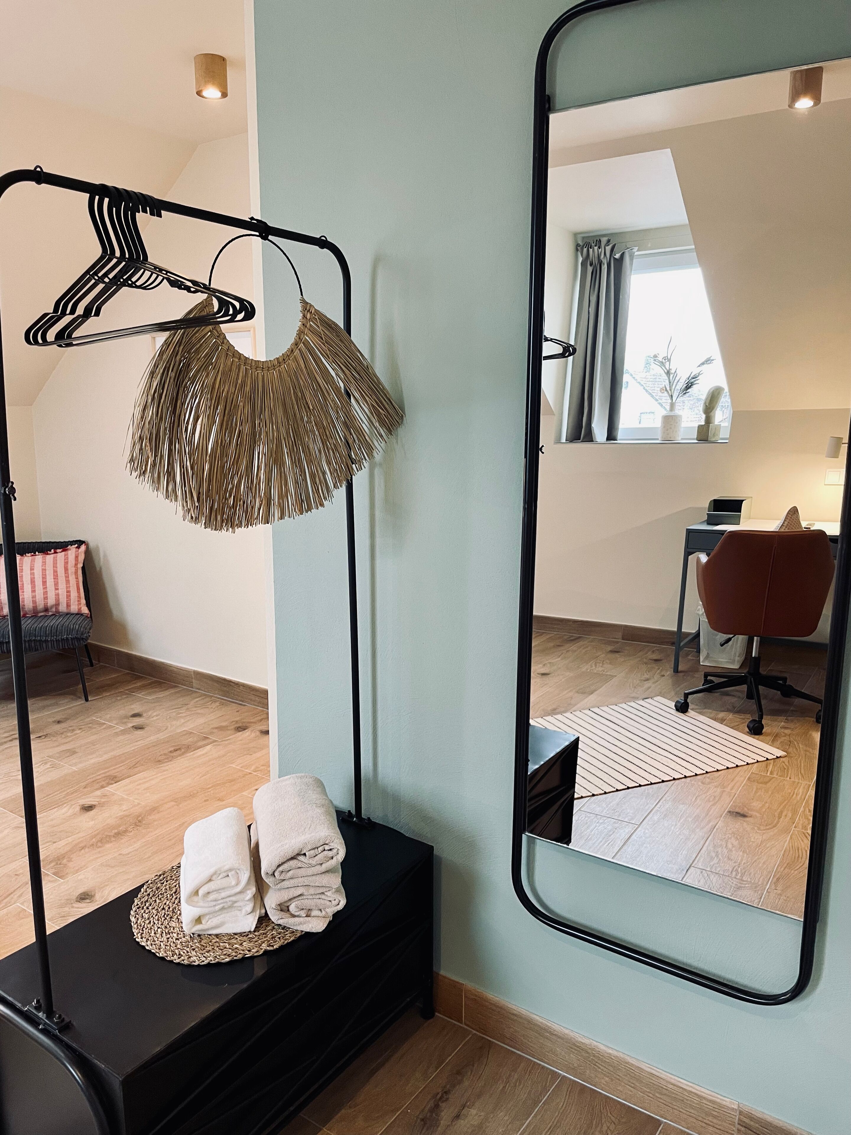 superior double room, 1 bedroom, valley view, courtyard area | premium bedding, free minibar, desk, soundproofing