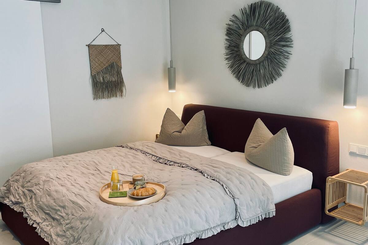 superior double room, 1 bedroom, valley view, courtyard area | premium bedding, free minibar, desk, soundproofing