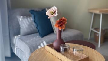 Habitación doble superior, 1 habitación, vistas al valle, en la zona del patio | Ropa de cama de alta calidad y minibar con artículos gratuitos