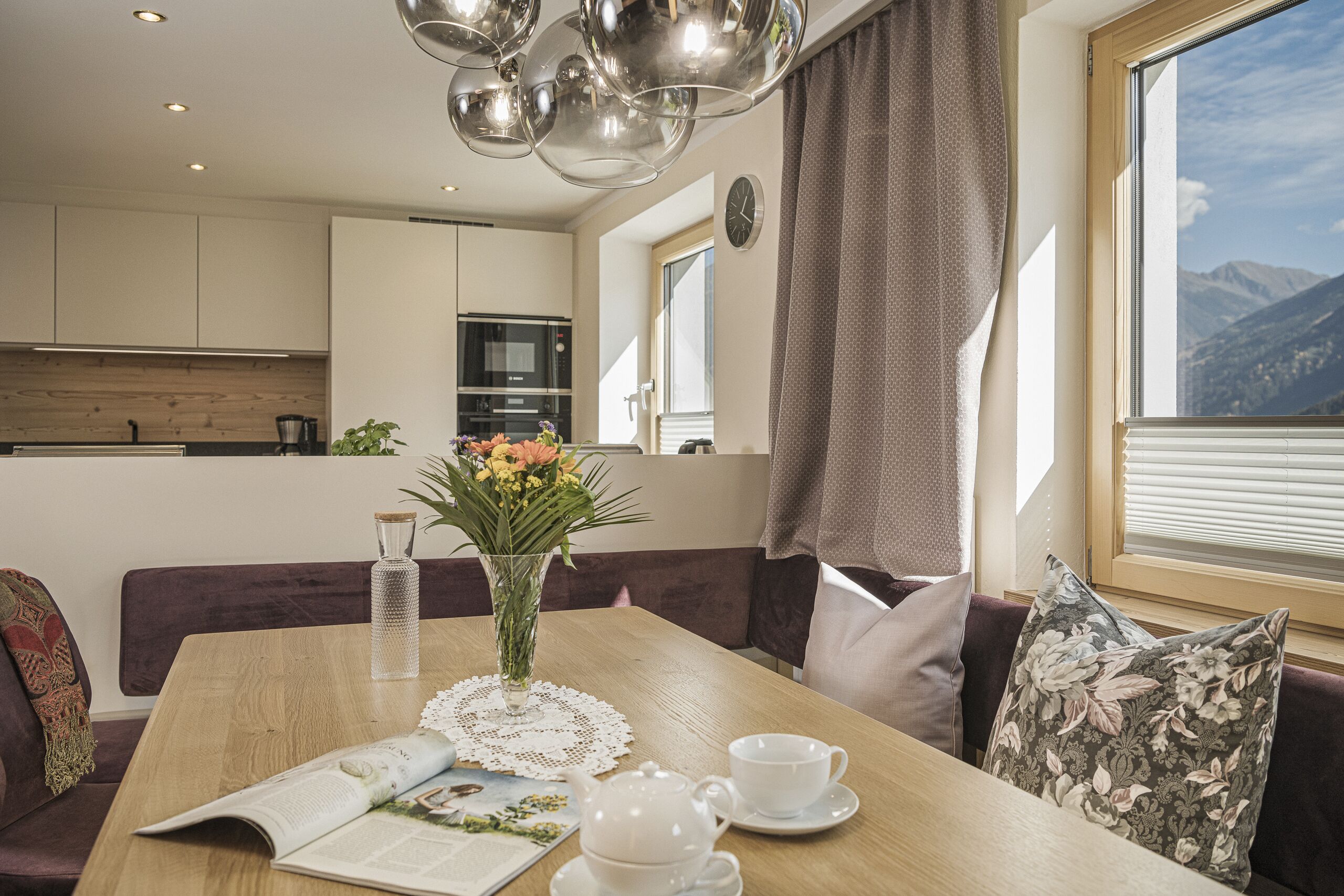 apartment, 2 bedrooms, balcony, mountain view | premium bedding, down duvets, in-room safe, desk