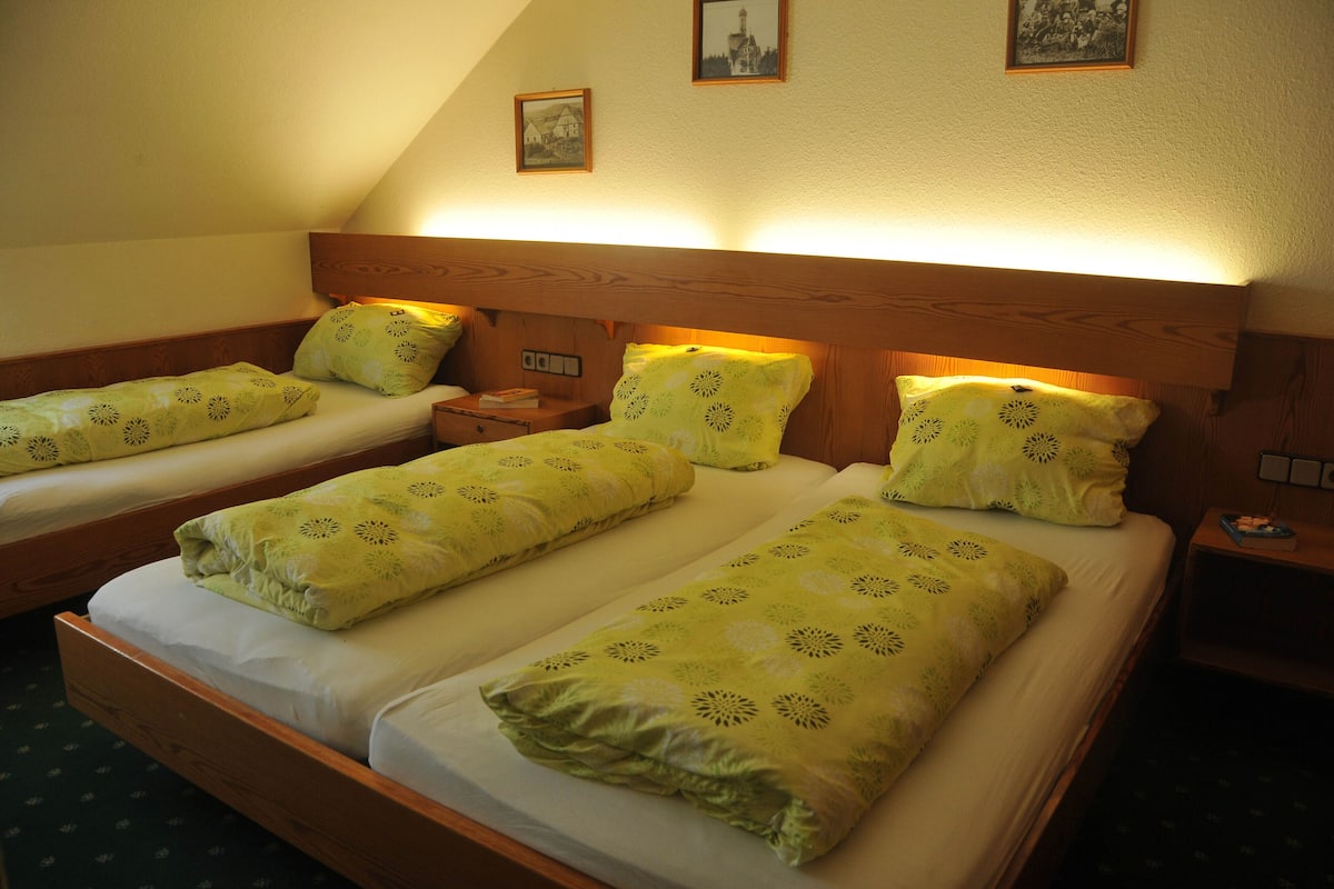Triple Room | Desk, soundproofing, rollaway beds (surcharge), WiFi (free)