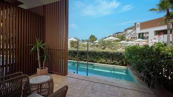 Habitació Club, 1 llit de matrimoni gran (Swim up pool) | Vista des de l'habitació