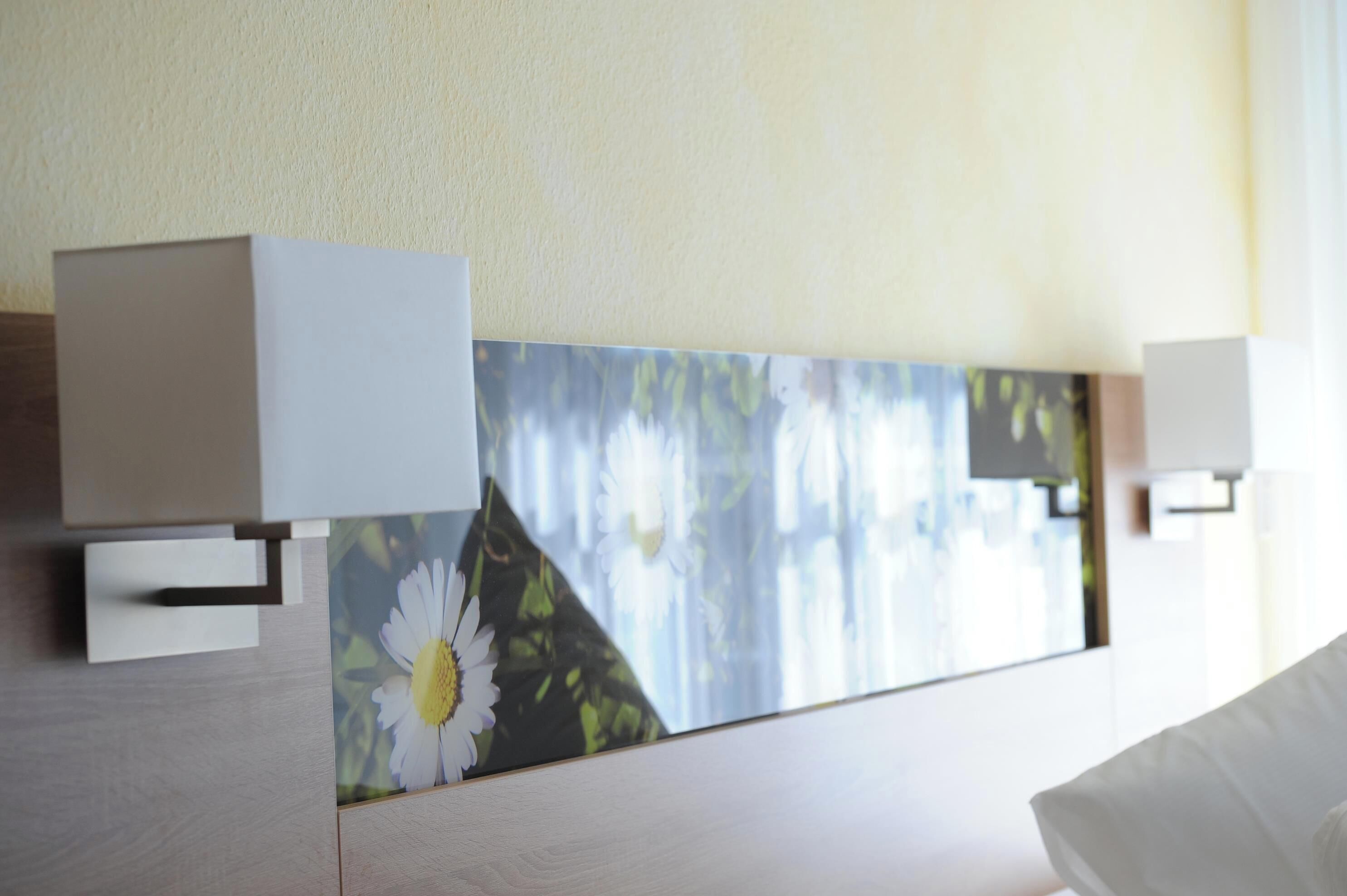 economy double room | hypo-allergenic bedding, desk, blackout curtains, soundproofing