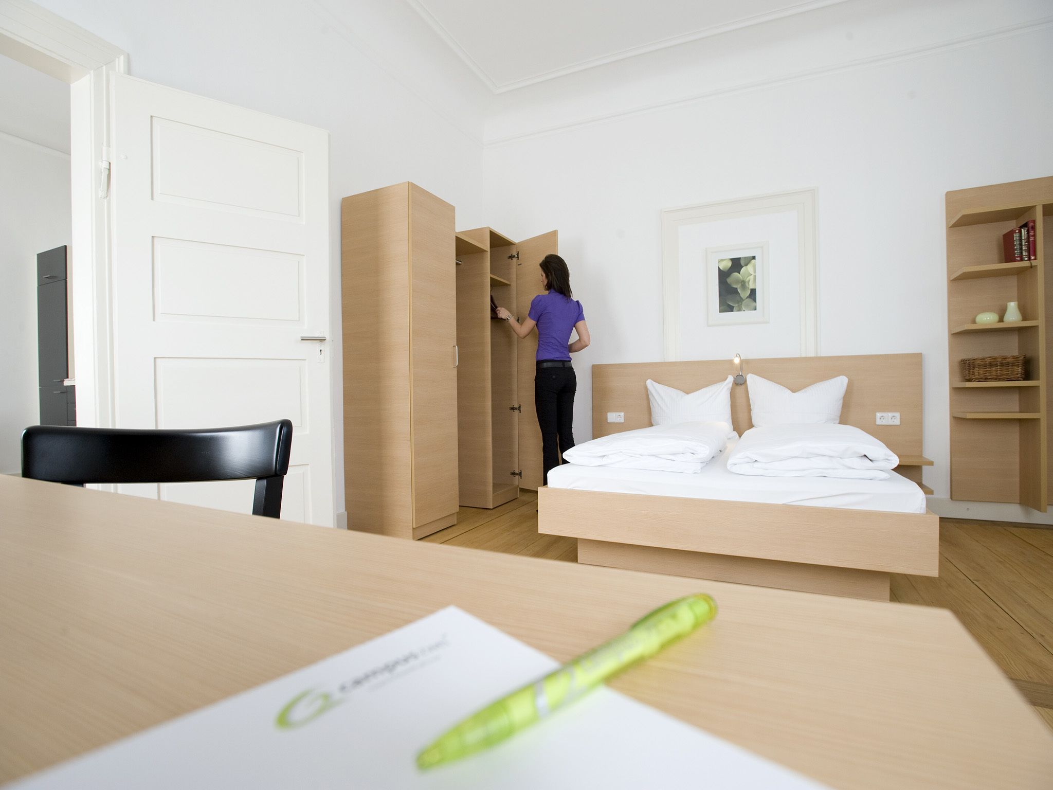 apartment for double use | 1 bedroom, desk, soundproofing, iron/ironing board