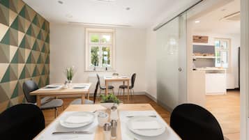 Daily buffet breakfast (EUR 9.5 per person)