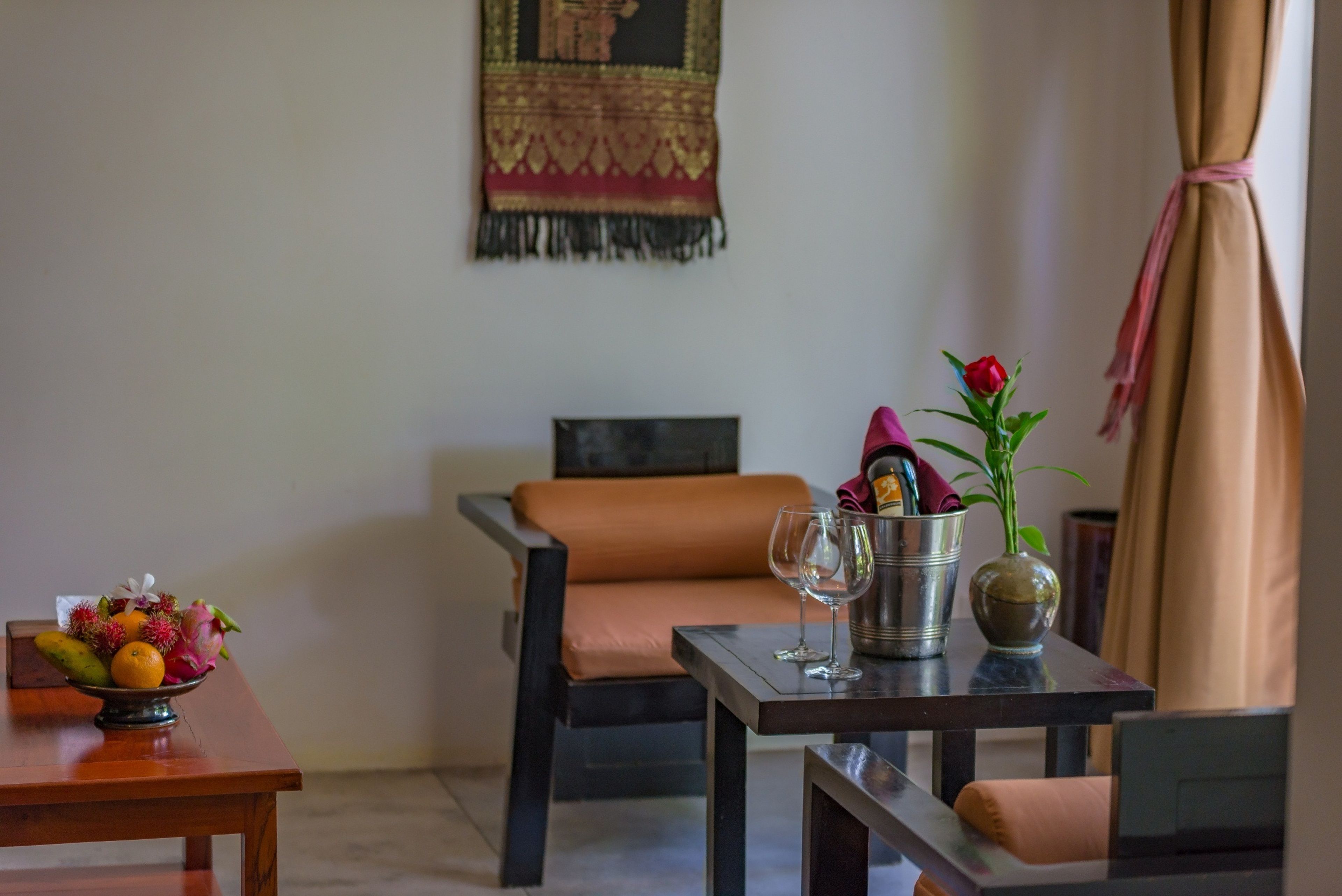 suite with pool view - free pick up and transfer | living room | 32-inch lcd tv with cable channels, tv