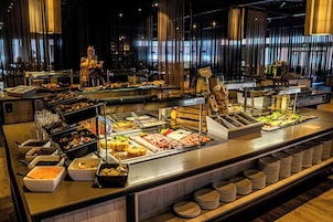 2 restaurantes; se sirve desayuno, almuerzo y cena