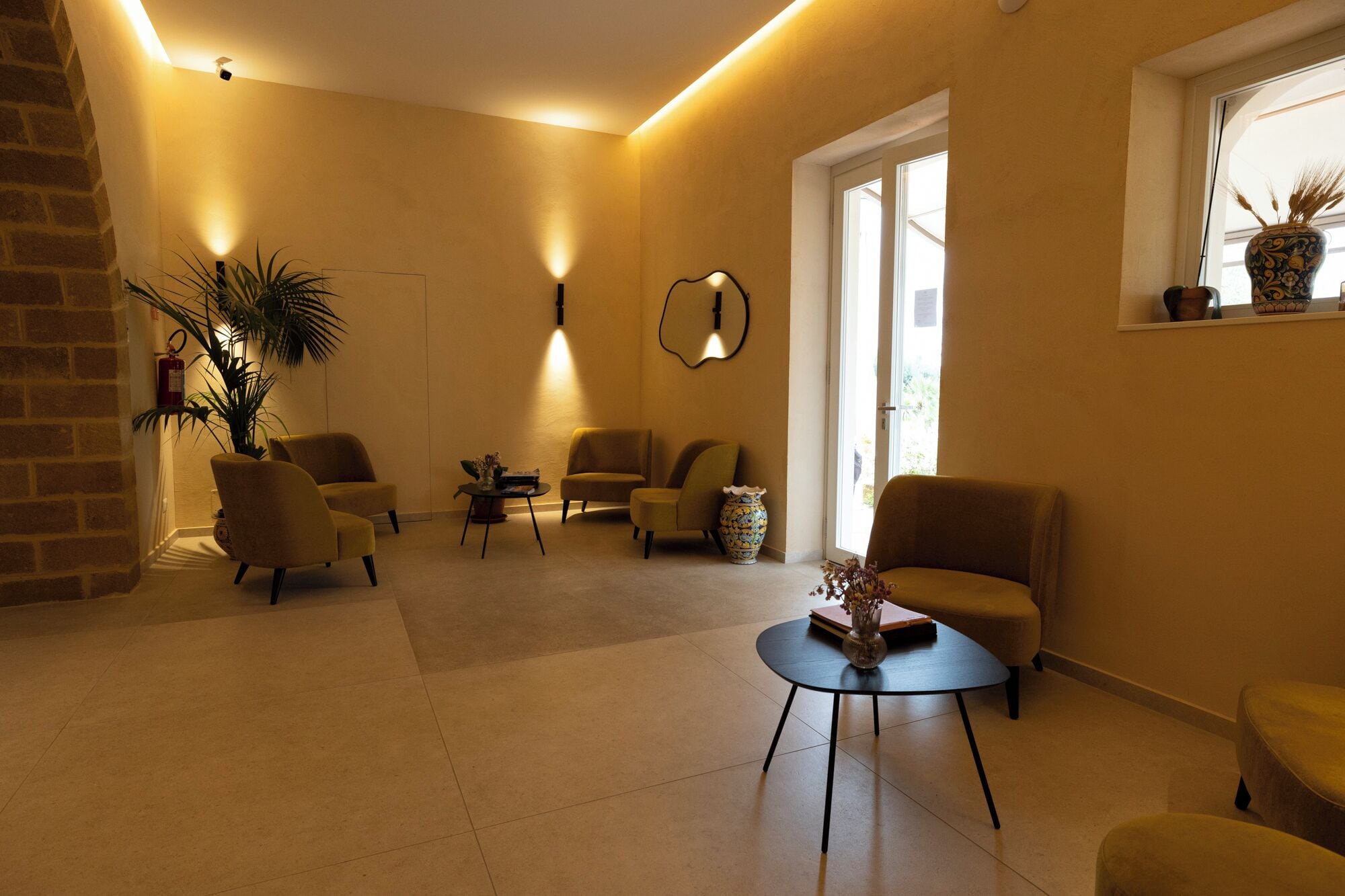 Lobby sitting area