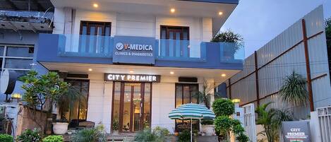 Façade de l’hébergement