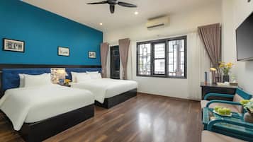 Suíte estúdio, sacada | Frigobar, cofres nos quartos, escrivaninha