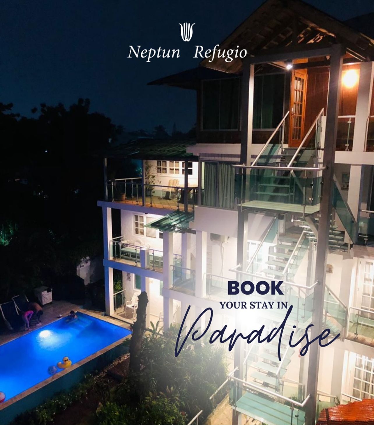 Façade de l’hébergement