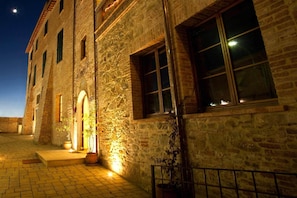Front of property – evening/night