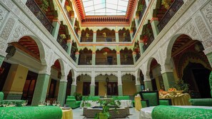 Sitteområde i lobbyen