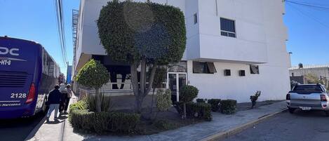 Facciata della struttura