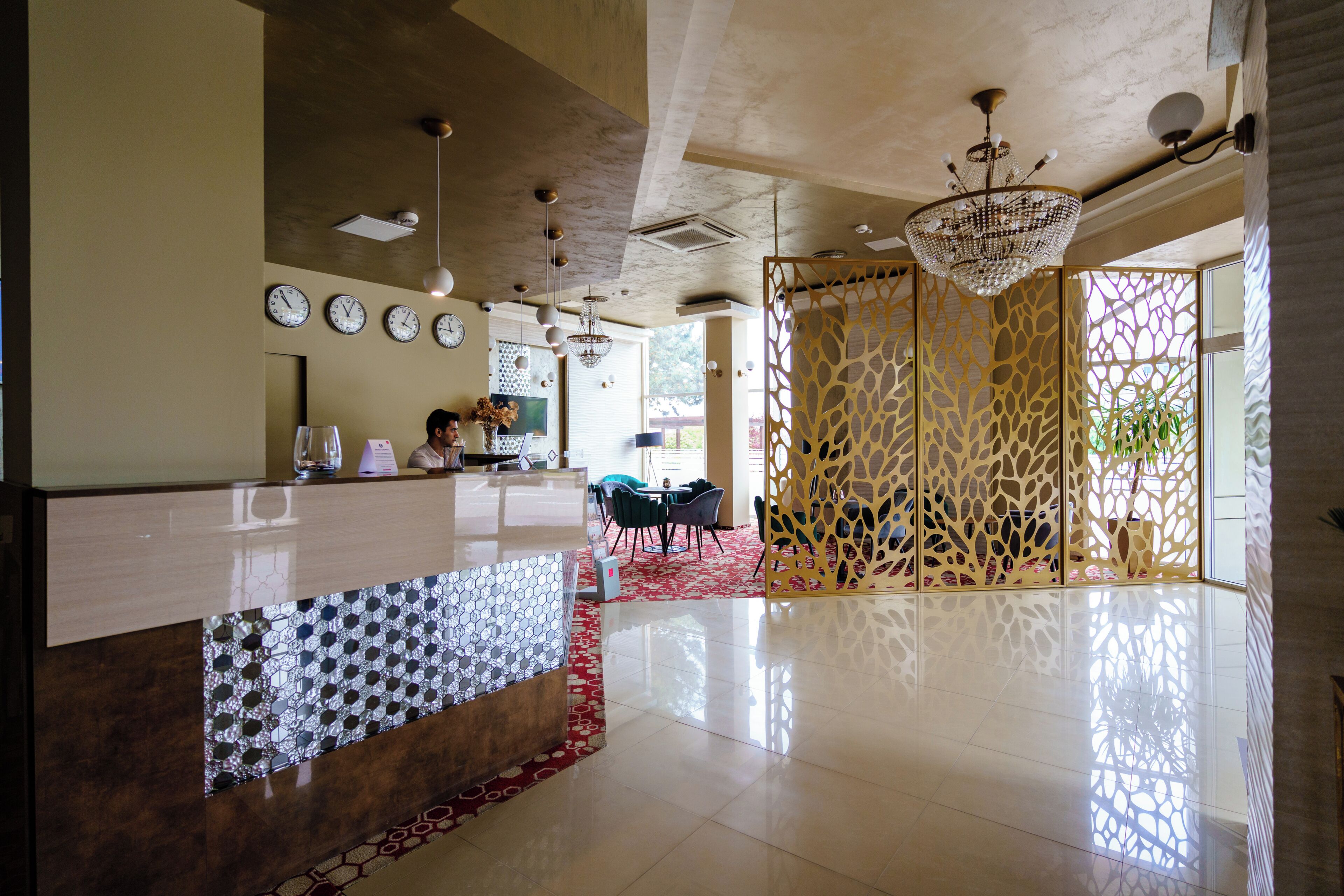 Lobby sitting area