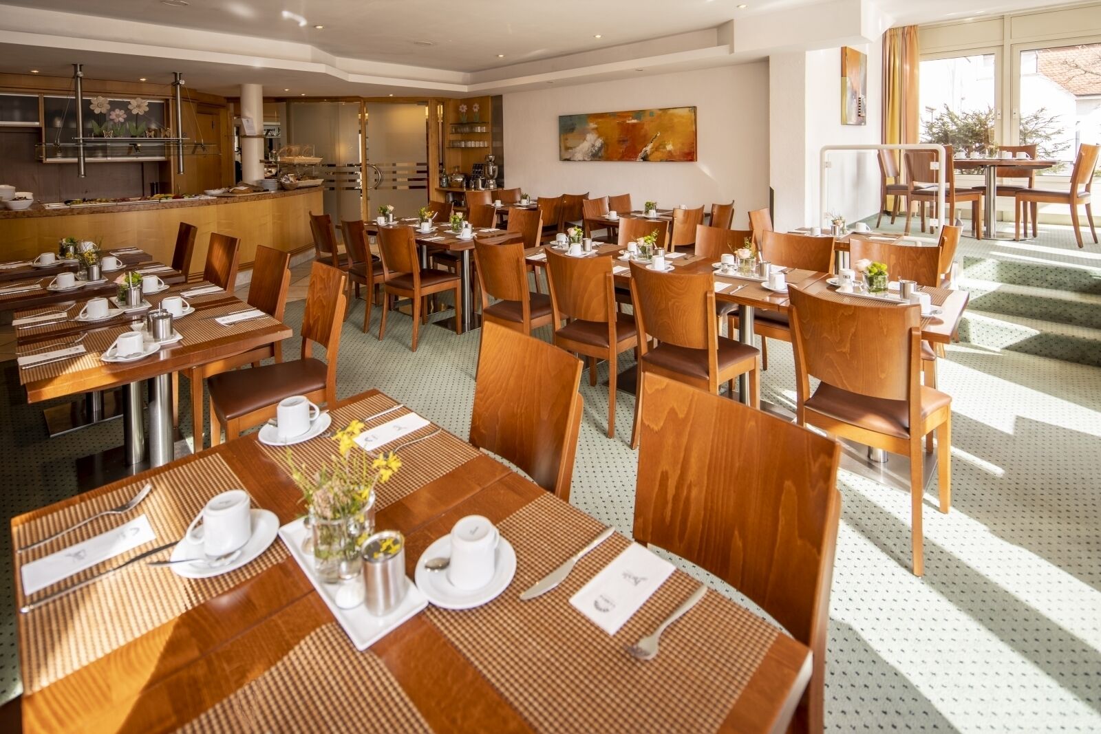 daily buffet breakfast (eur 15 per person)