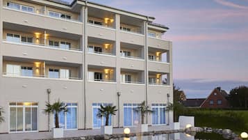 Front of property – evening/night