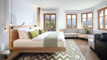 1 habitación, ropa de cama hipoalergénica y minibar