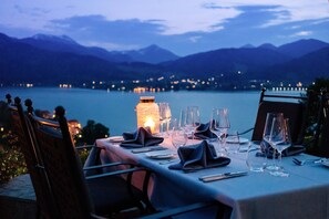 Breakfast served, local and international cuisine, alfresco dining  - Das Tegernsee (Tegernsee)