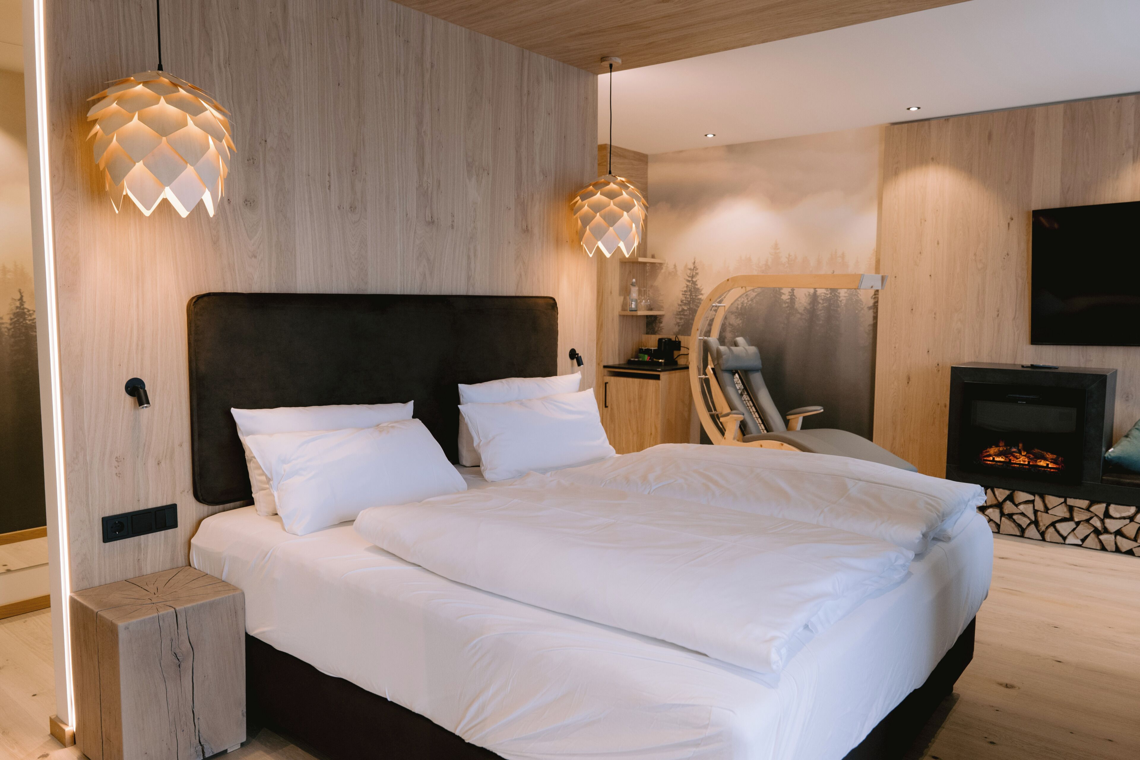 Suite panoràmica, no fumadors, balcó | Roba de llit d'alta qualitat, cobrellits i minibar 