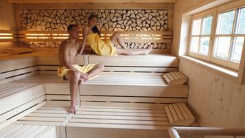 Sauna, steam room, Turkish bath, body treatments, aromatherapy