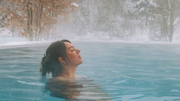 Indoor pool, 2 outdoor pools, open 7:30 AM to 9:30 PM, sun loungers