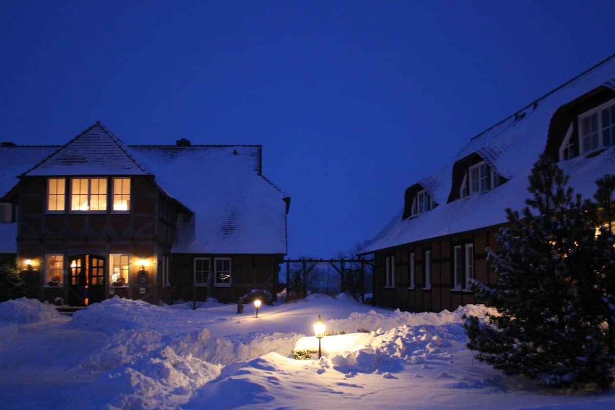 front of property – evening/night