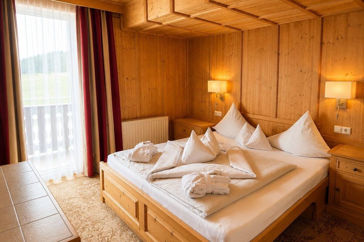 Junior Suite, Mountain View | In-room safe, iron/ironing board (on request), WiFi (free), bed sheets