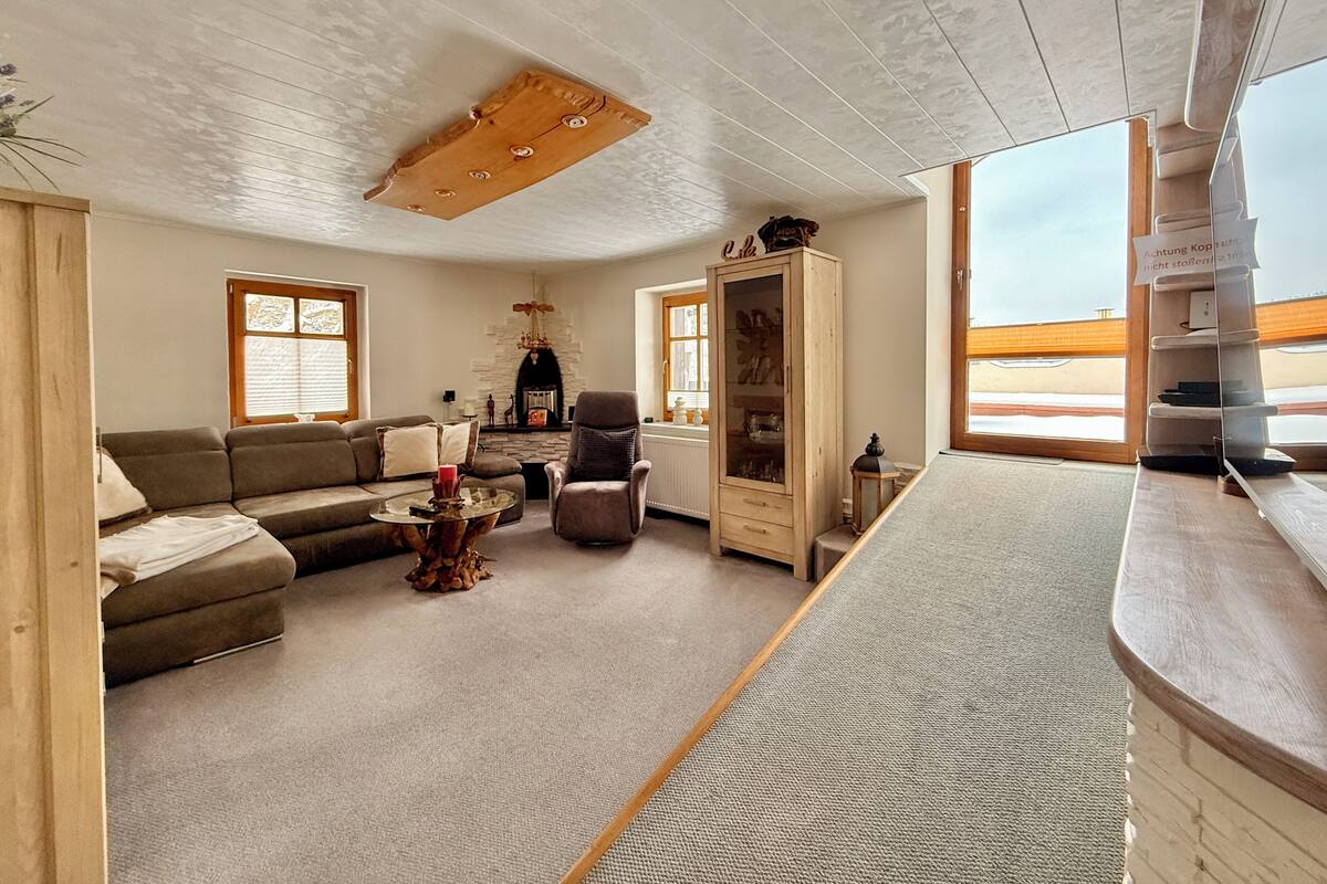 Deluxe-Apartment, Gartenblick | Wohnbereich