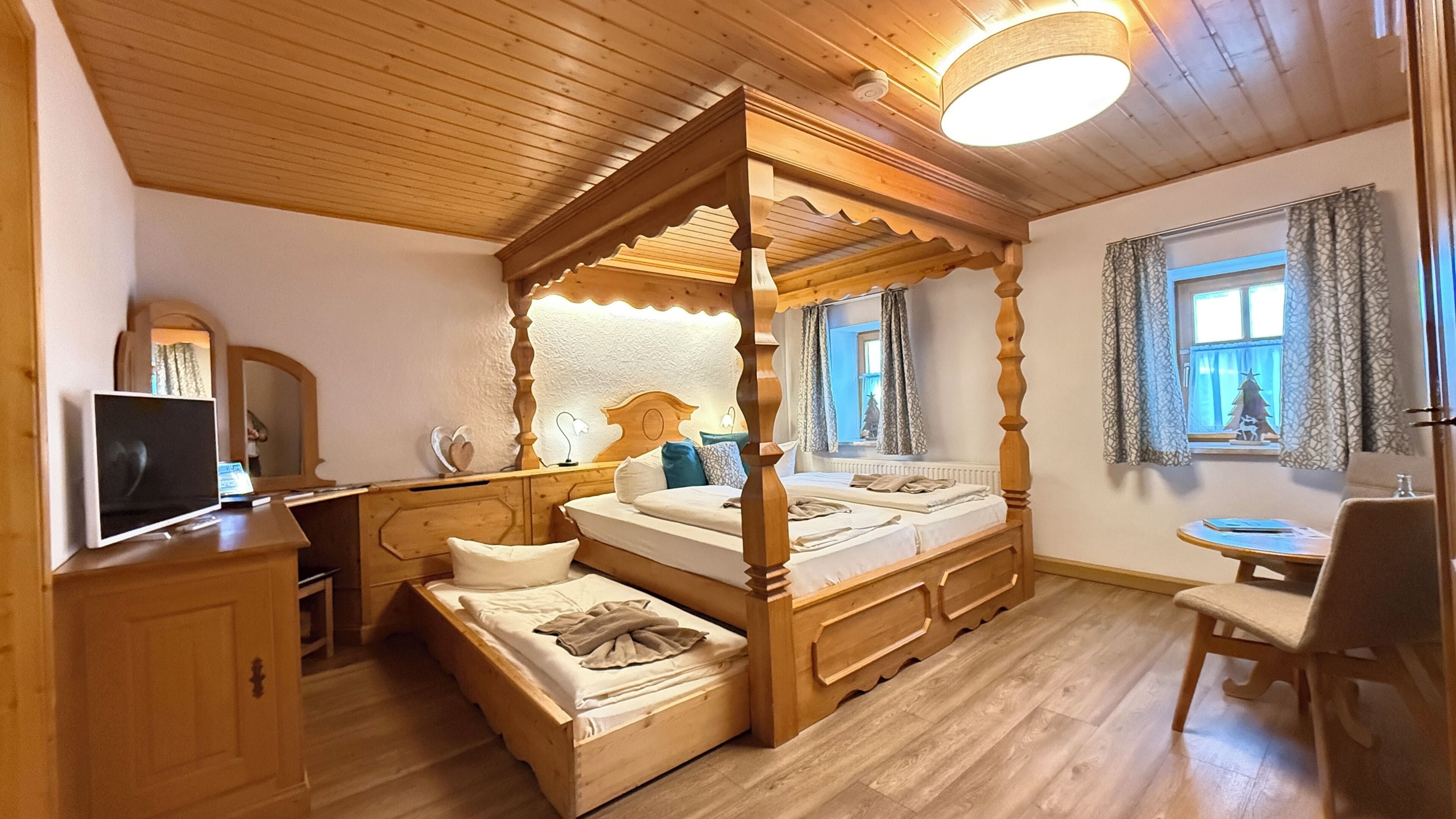 Premium bedding, individually decorated, individually furnished