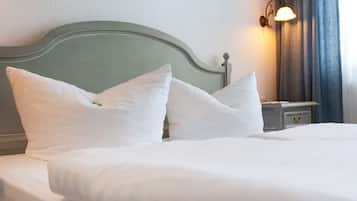 Suíte, cozinha americana | Roupas de cama antialérgicas, cofres nos quartos, berços grátis