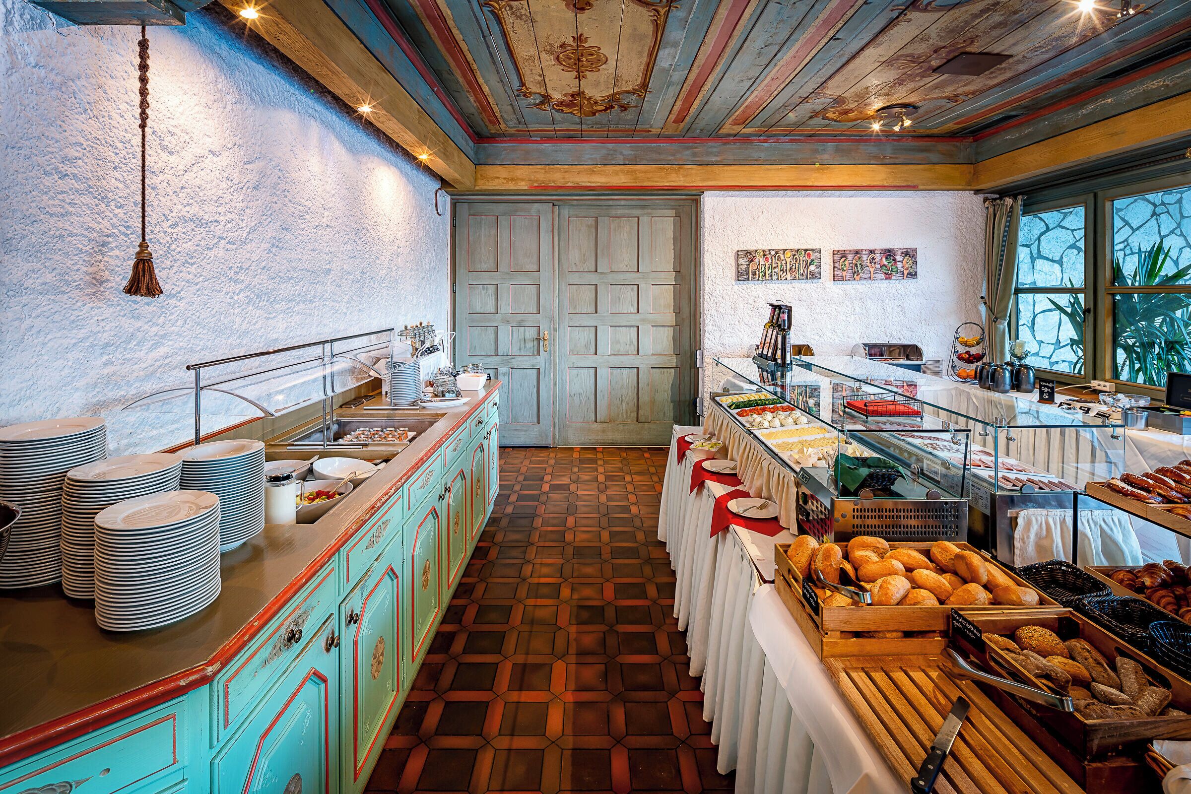 daily buffet breakfast (eur 18.00 per person)