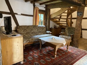 Suite | Living area | Flat-screen TV - Historische Wassermühle (Birgel)