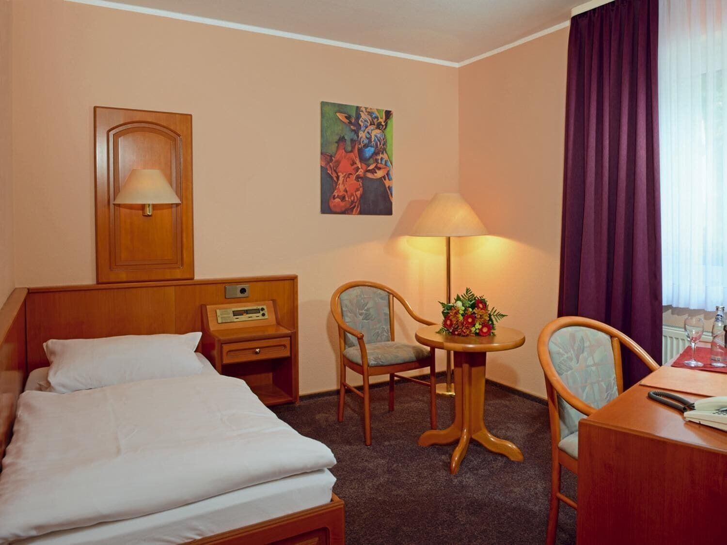 Desk, cots/infant beds, rollaway beds, free WiFi