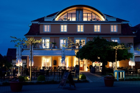 Front of property - evening/night. Hotel Seehof
