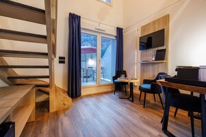 Family Suite, Terrace (duplex) | Premium bedding, minibar, in-room safe, individually furnished