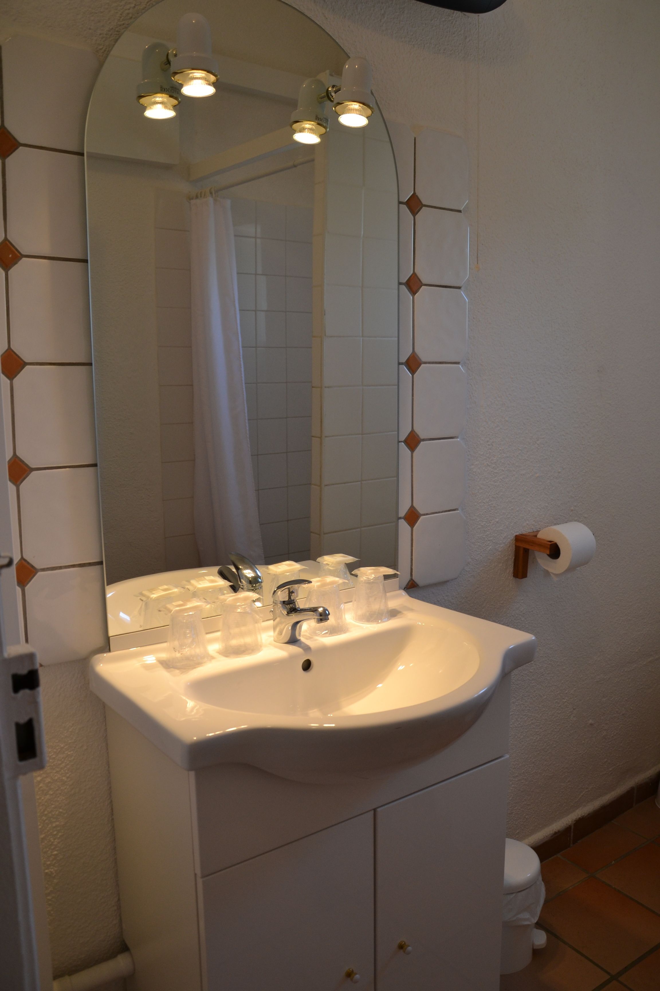 superior quadruple room | bathroom | hair dryer, towels
