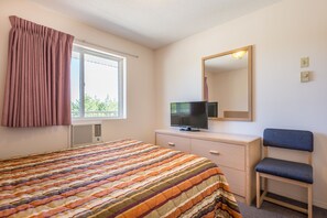 Desk, blackout drapes, iron/ironing board, free cribs/infant beds