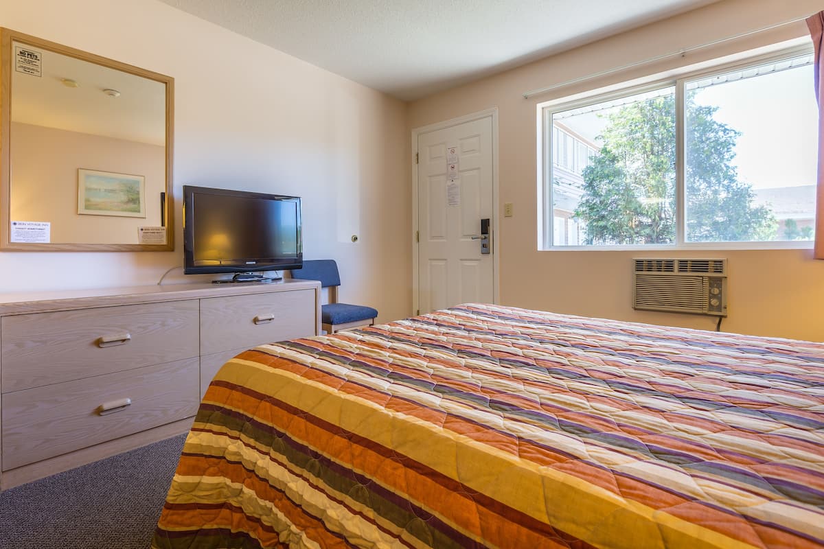 desk, blackout curtains, iron/ironing board, free cots/infant beds