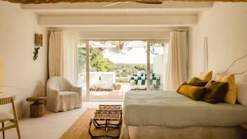Suite Junior, terrazzo, lato giardino (Chill out) | Vista giardino