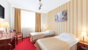 Chambre Supérieure avec lits jumeaux | Bureau, Wi-Fi gratuit, draps fournis