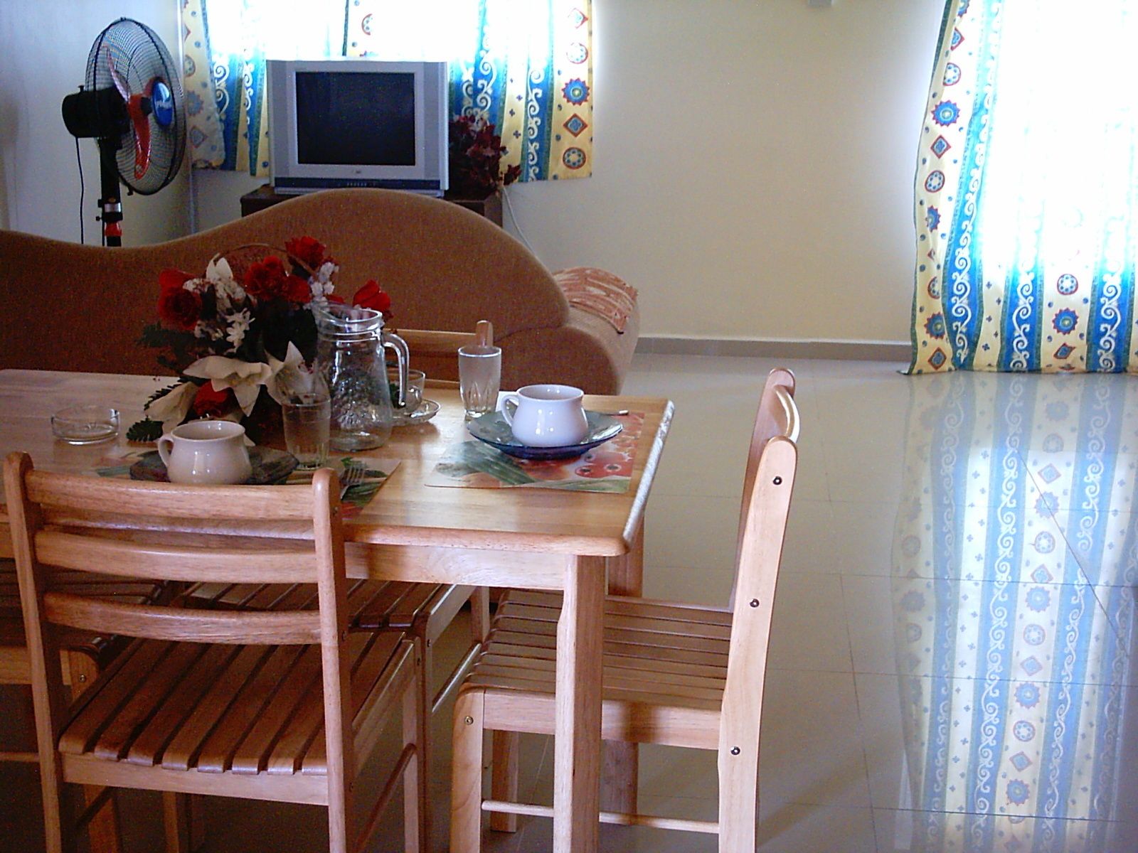 Standard Apartment, 1 Bedroom | Living area | 32-inch LCD TV with digital channels, TV