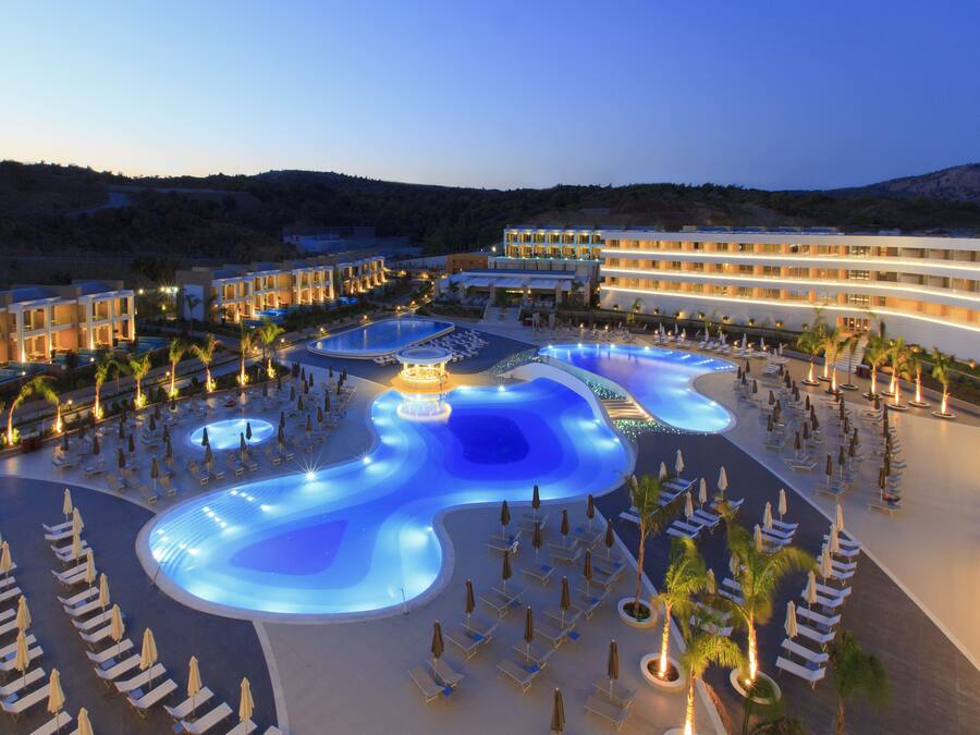 Indoor pool, outdoor pool, open 10:00 AM to 6:00 PM, pool umbrellas