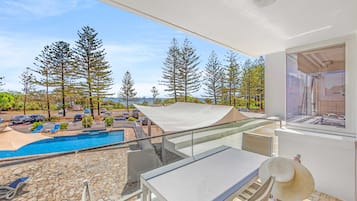 2 Bedroom Standard Apartment with Aircon & Ocean Views | Balcony view