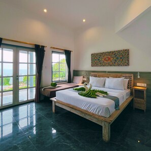 Standard Double or Twin Room, Sea View | 1 bedroom, premium bedding, minibar, in-room safe