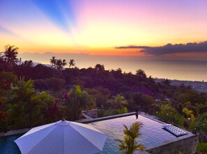 2 outdoor pools, pool loungers - The Hamsa Bali Resort (Banjar)