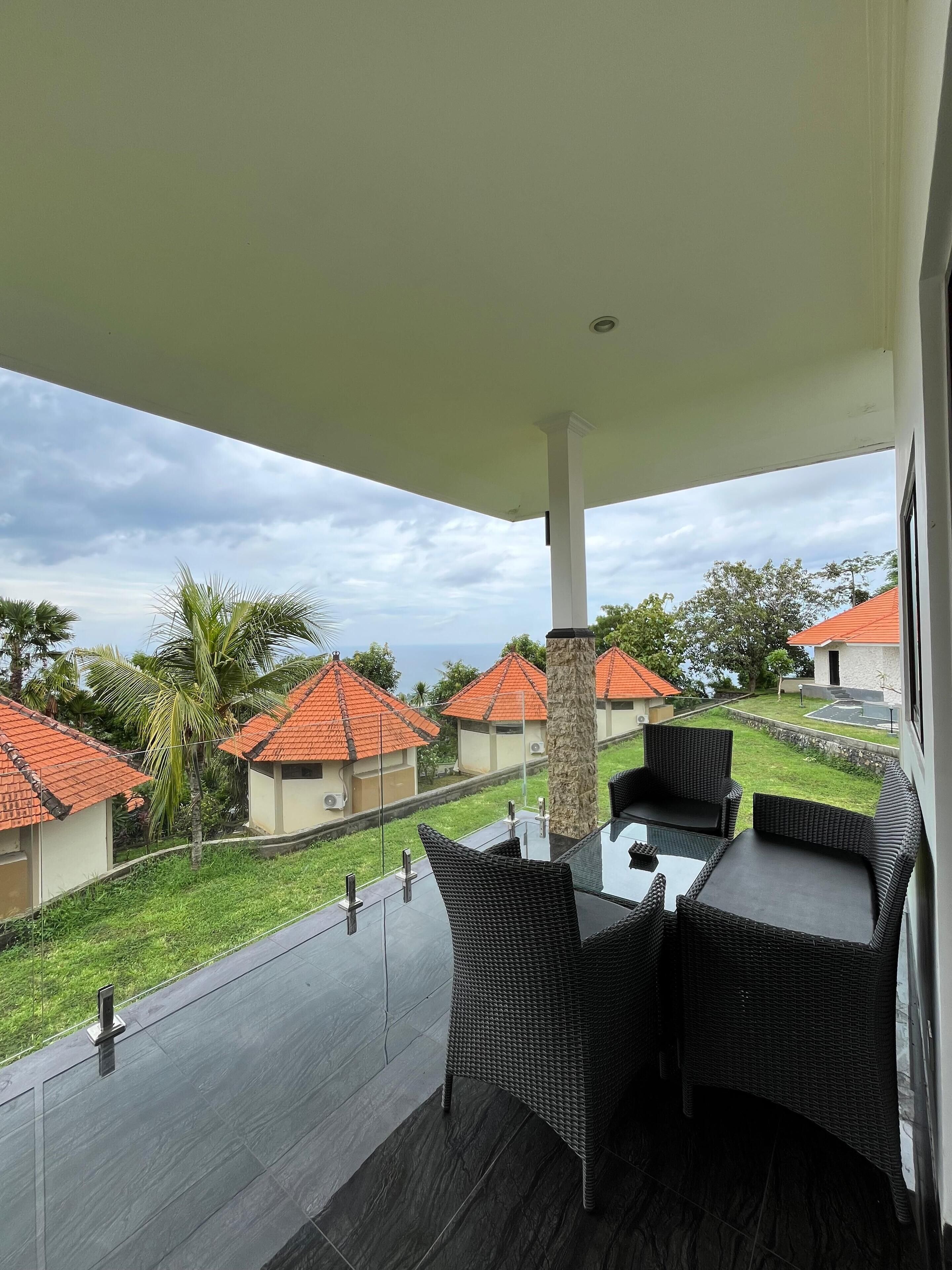 Quarto casal luxo | Terraço/pátio