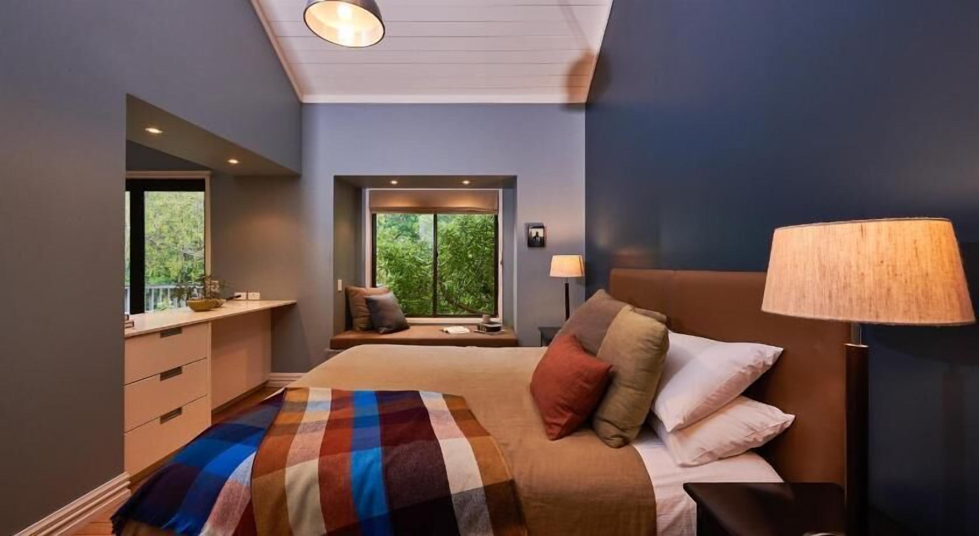 Peralatan tempat tidur premium, langsir/tirai gelap terus, kalis bunyi 