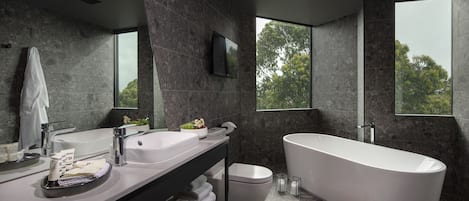 Baignoire relaxante profonde