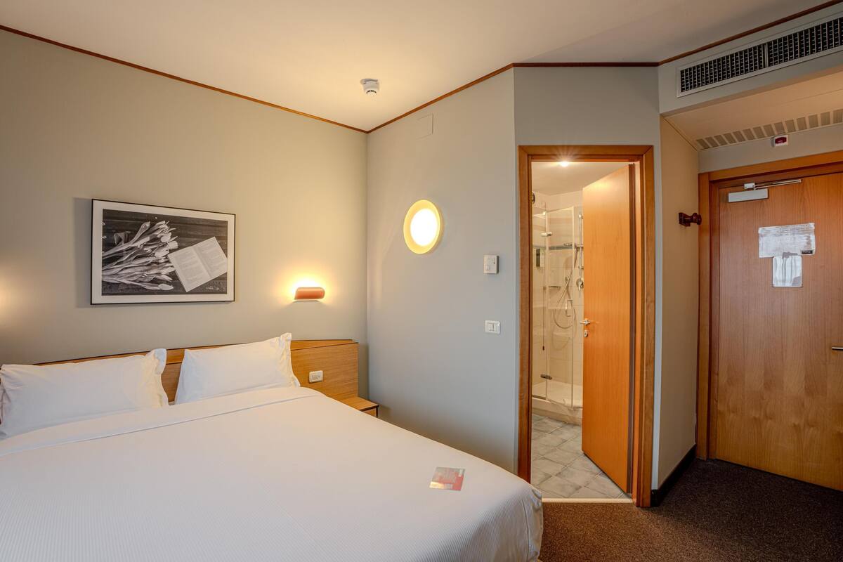 Standard Room, 1 Queen Bed | Hypo-allergenic bedding available, down comforters, desk